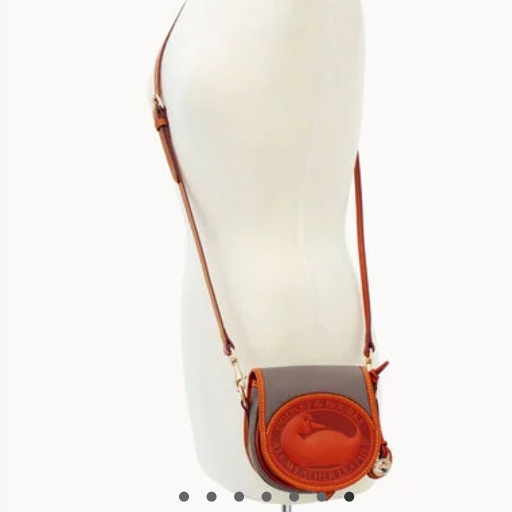 Dooney & Bourke All Weather Leather 2 Duck Bag Taupe - Picture 6 of 16